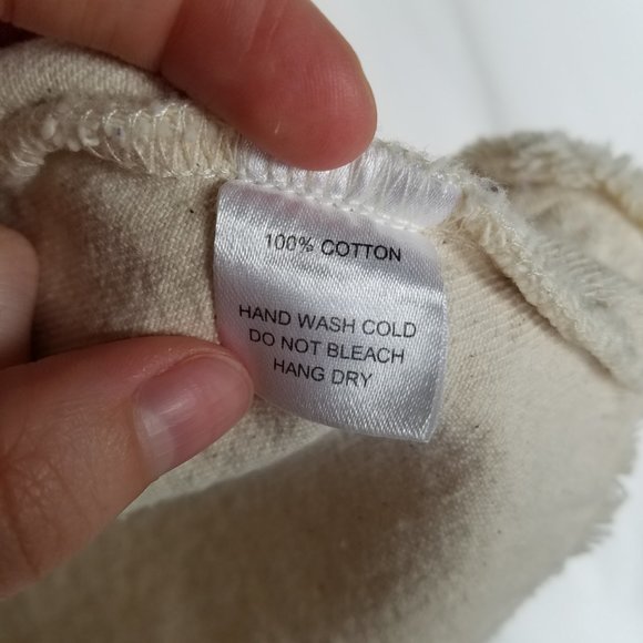 Impeccable Pig Oatmeal Speckled Cream Denim Jacket - Picture 15 of 15